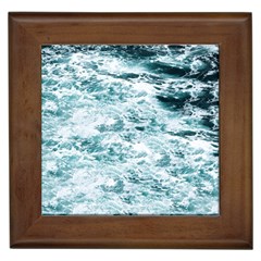 Ocean Wave Framed Tile by Jack14