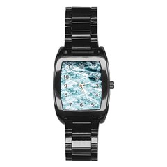 Ocean Wave Stainless Steel Barrel Watch by Jack14