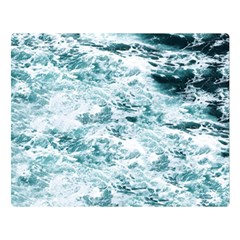 Ocean Wave Two Sides Premium Plush Fleece Blanket (large) by Jack14