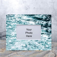 Ocean Wave White Tabletop Photo Frame 4 x6  by Jack14