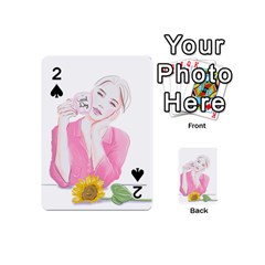 Girl Pink Playing Cards 54 Designs (Mini)