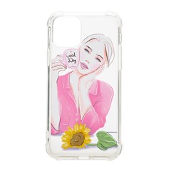 Girl Pink Iphone 11 Pro 5 8 Inch Tpu Uv Print Case by SychEva