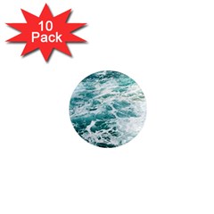 Blue Crashing Ocean Wave 1  Mini Magnet (10 pack) 