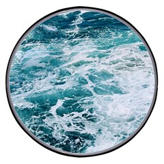 Blue Crashing Ocean Wave Wireless Fast Charger(black) by Jack14