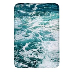 Blue Crashing Ocean Wave Rectangular Glass Fridge Magnet (4 Pack) by Jack14