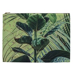 Botanical Tropical Motif Photo Art Cosmetic Bag (xxl) by dflcprintsclothing