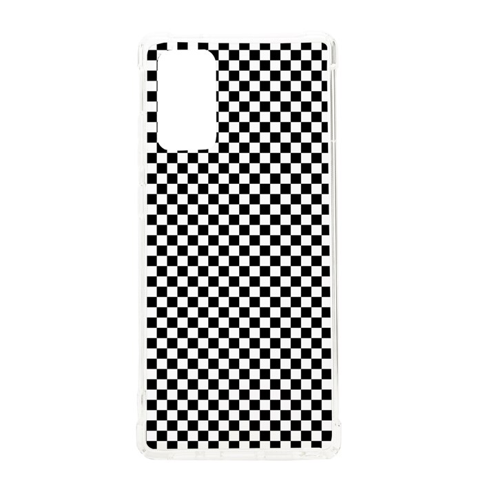 Black And White Checkerboard Background Board Checker Samsung Galaxy Note 20 TPU UV Case