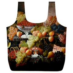 Abundance Of Fruit Severin Roesen Full Print Recycle Bag (xxxl) by Amaryn4rt