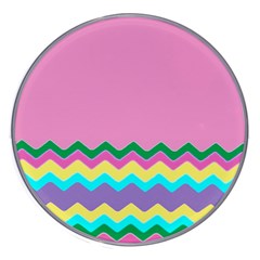 Easter Chevron Pattern Stripes Wireless Fast Charger(white) by Amaryn4rt