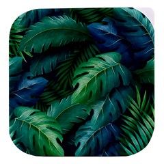 Tropical Green Leaves Background Stacked Food Storage Container by Amaryn4rt