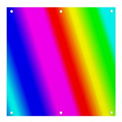 Multi-color-rainbow-background Banner And Sign 4  X 4  by Amaryn4rt