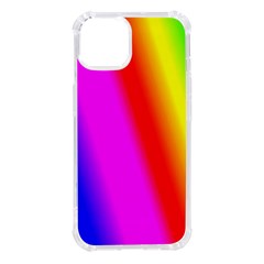 Multi-color-rainbow-background Iphone 14 Tpu Uv Print Case by Amaryn4rt