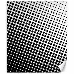 Background-wallpaper-texture-lines Dot Dots Black White Canvas 8  X 10  by Amaryn4rt