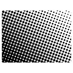 Background-wallpaper-texture-lines Dot Dots Black White Two Sides Premium Plush Fleece Blanket (extra Small) by Amaryn4rt