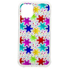 Snowflake Pattern Repeated Iphone 12 Mini Tpu Uv Print Case	 by Amaryn4rt