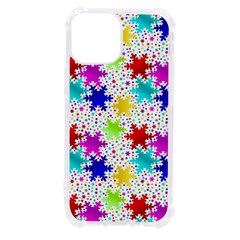 Snowflake Pattern Repeated Iphone 13 Mini Tpu Uv Print Case