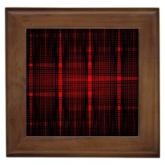 Black And Red Backgrounds Framed Tile by Amaryn4rt