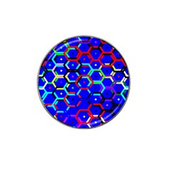 Blue Bee Hive Pattern Hat Clip Ball Marker (4 Pack) by Amaryn4rt