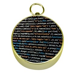 Close Up Code Coding Computer Gold Compasses by Amaryn4rt