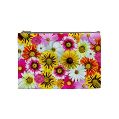 Flowers Blossom Bloom Nature Plant Cosmetic Bag (medium) by Amaryn4rt