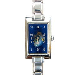 Fish Blue Animal Water Nature Rectangle Italian Charm Watch by Amaryn4rt