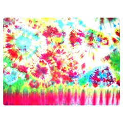 Pattern Decorated Schoolbus Tie Dye Two Sides Premium Plush Fleece Blanket (extra Small) by Amaryn4rt