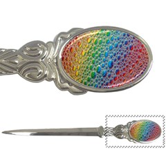 Bubbles Rainbow Colourful Colors Letter Opener by Amaryn4rt