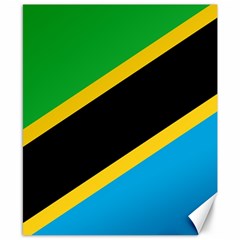 Flag Of Tanzania Canvas 8  X 10  by Amaryn4rt