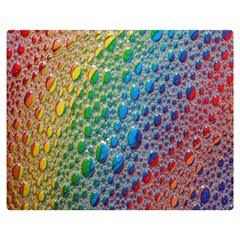 Bubbles Rainbow Colourful Colors Premium Plush Fleece Blanket (medium)