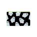 Ghost Halloween Pattern Cosmetic Bag (XS) Front