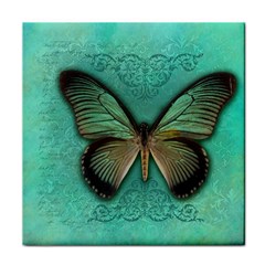 Butterfly Background Vintage Old Grunge Face Towel by Amaryn4rt