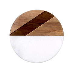 Flag Of Tanzania Classic Marble Wood Coaster (round)  by Amaryn4rt
