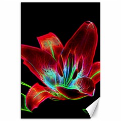 Flower Pattern-design-abstract-background Canvas 12  X 18 