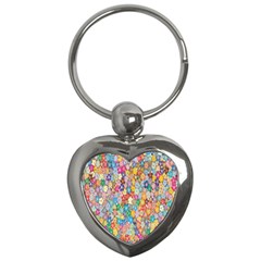 Sakura-cherry-blossom-floral Key Chain (heart)