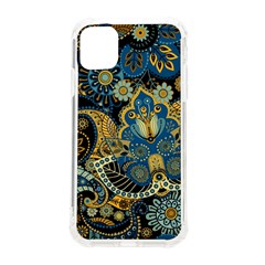 Retro Ethnic Background Pattern Vector Iphone 11 Tpu Uv Print Case by Amaryn4rt