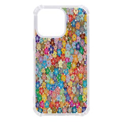 Monotype Art Pattern Leaves Colored Autumn Iphone 13 Pro Tpu Uv Print Case by Amaryn4rt