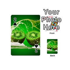 Kiwi Fruit Vitamins Healthy Cut Playing Cards 54 Designs (mini) by Amaryn4rt