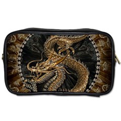 Dragon Pentagram Toiletries Bag (one Side) by Amaryn4rt