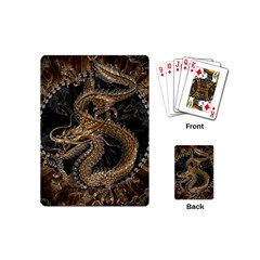 Dragon Pentagram Playing Cards Single Design (mini) by Amaryn4rt