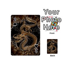 Dragon Pentagram Playing Cards 54 Designs (mini) by Amaryn4rt