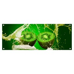 Kiwi Fruit Vitamins Healthy Cut Banner and Sign 8  x 3 