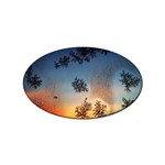 Hardest-frost-winter-cold-frozen Sticker Oval (100 pack) Front
