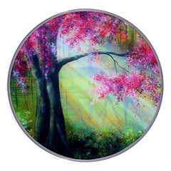 Forests Stunning Glimmer Paintings Sunlight Blooms Plants Love Seasons Traditional Art Flowers Sunsh Wireless Fast Charger(white) by Amaryn4rt