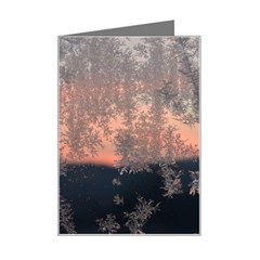 Hardest-frost-winter-cold-frozen Mini Greeting Card by Amaryn4rt