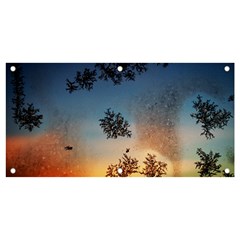 Hardest-frost-winter-cold-frozen Banner And Sign 4  X 2  by Amaryn4rt