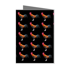 Background-pattern-chicken-fowl Mini Greeting Cards (pkg Of 8)