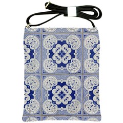 Ceramic-portugal-tiles-wall Shoulder Sling Bag by Amaryn4rt