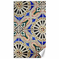 Ceramic-portugal-tiles-wall- Canvas 40  X 72  by Amaryn4rt