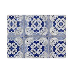 Ceramic-portugal-tiles-wall Premium Plush Fleece Blanket (mini) by Amaryn4rt