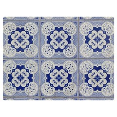 Ceramic-portugal-tiles-wall Two Sides Premium Plush Fleece Blanket (extra Small) by Amaryn4rt